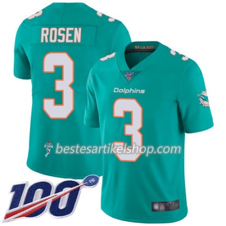 Herren Miami Dolphins Trikot Josh Rosen 3 Nike Grün 100th